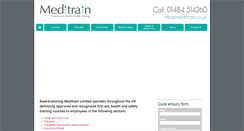 Desktop Screenshot of meditrain.co.uk