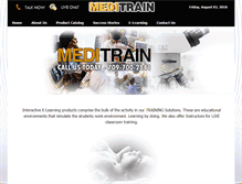 Tablet Screenshot of meditrain.com